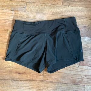 Lulu lemon size 2 army green shorts